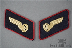 Original Third Reich Reichsbahn Collar Tabs