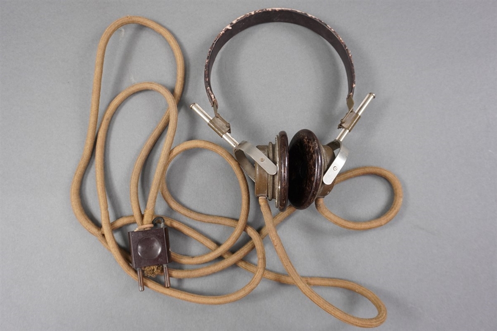 Original German WWII Funker Radio Headphones