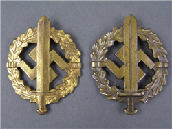 Original German WWII Set Of Bronze Grade Sturmabteilung (SA) Sports Badges