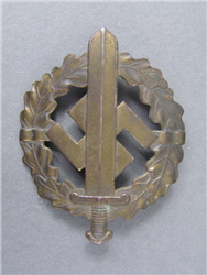 Original German WWII Set Of Bronze Grade Sturmabteilung (SA) Sports Badge