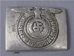 Original Waffen SS Belt Buckle Marked RZM 822/38 SS