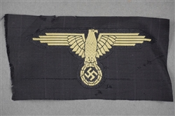 Original Waffen SS EM/NCO Tropical BeVo Sleeve Eagle