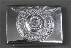 Original Waffen SS EM/NCO Belt Buckle Marked RZM 155/40 SS By Assmann Type I