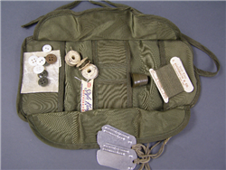WW2 US Army Sewing Kit-Roll Up Pouch
