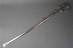 Original Imperial German WWI Partial Engraved Blade Officer's Sword