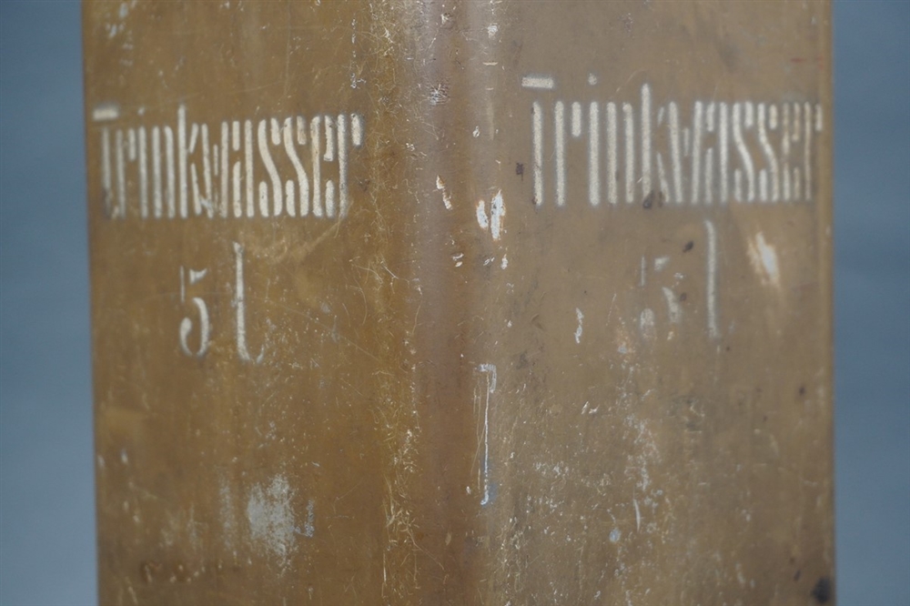Original German WWII 5 Liter Aluminum Trinkwasser Container