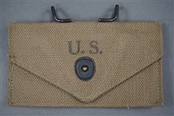 Original US WWII M1942 Field Dressing Pouch Without Field Dressing
