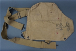 Original US WWII Gasmask Bag With Straps