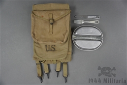 Original US WWII M-1928 Haversack Field Pack Dated 1943
