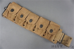 Original WWI US M1910 Cartridge Belt Marked Mills APR 1918