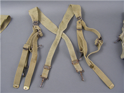 US WWII M-1936 Web Equipment Suspenders
