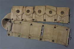 Unissued Original US WWII M1923 M1 Garand Cartridge Belt Dated 1944