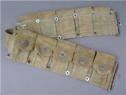 Original US WWII M1 Garand M1923 Cartridge Belt