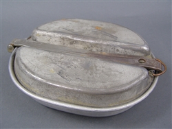 Original US WWI Mess Kit Dated 1942 With Fork & Knife