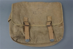 Original US WWII Musette Pouch Faint Marking