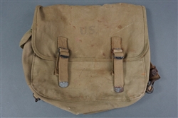 Original US WWII Musette Pouch Marked And Dated 1942