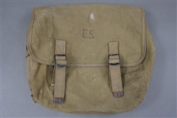 Original US WWII Musette Pouch Marked And Dated 1942