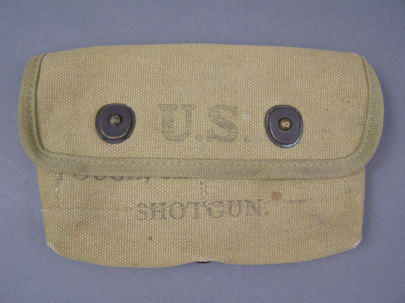 Original US WWII Canvas Shotgun Ammunition Pouch