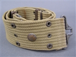 US WWII M1936 Khaki Web Belt