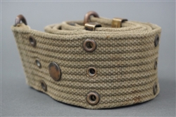 Original US WWII M1936 Khaki Web Belt