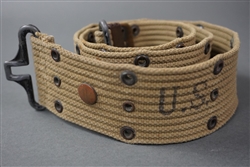 Original US WWII M1936 Khaki Web Belt