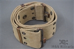 Original US WWII M1936 Web Belt Khaki Unmarked