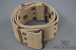 Original US WWII M1936 Web Belt Khaki Unmarked