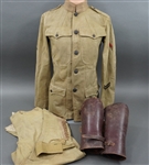 Original US WWI Army Summer Uniform Grouping