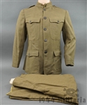 Original US WWI Army EM Wool Uniform, Service Shirt, & Trousers