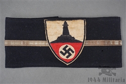 Original Third Reich National Soldier's Association Armband With Rank Tresse