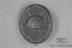 Original German WWII Black Wound Badge Marked 63 By Metallkunststoff