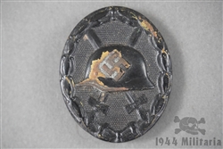 Original German WWII Black Wound Badge Unmarked