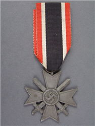 Original German WWII War Merit Cross Second Class With Swords (Kriegsverdienstkreuz 2. Klasse mit Schwertern)