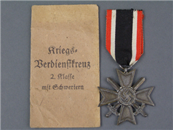 Original German WWII War Merit Cross Second Class With Swords