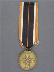 Original German WWII War Merit Cross Second Class Without Swords (Kriegsverdienstkreuz 2. Klasse ohne Schwerter)