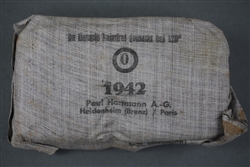 Original German WWII Wound Bandage Dated 1942