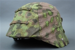 Original Un-Issued Waffen SS Oakleaf B Camouflage Type II Helmet Cover