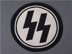 Original Waffen SS Unissued Sports Patch With RZM Tag