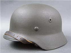 Post War German M40 Helmet Refurbished To Wartime Standards