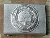 Reichs Arbeits Dienst Aluminum Belt Buckle