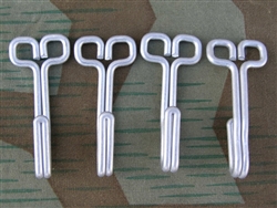 Reproduction German WWII Feldblusen Aluminum Belt Hooks