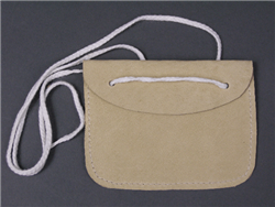 Reproduction German WWII Leather Identification Disc Pouch