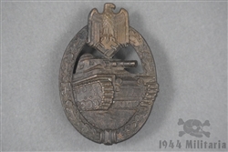 Reproduction European Made German WWII Bronze Panzer Assault (Panzer Sturmabzeichen) Badge