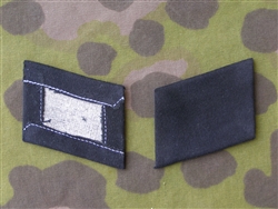 Waffen SS Embroidered Enlisted Mans Collar Tabs