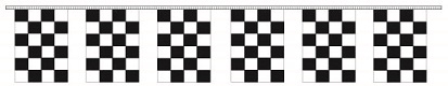 Poly Checkered - Rectangle Pennants
