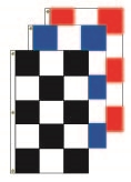 Checkered Race Style Flags - 3' x 5' Vertical Flag