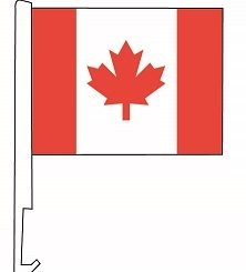 Clip-On Car Window Flags - Canada Flag