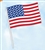 US American Flag - Slides on Antenna