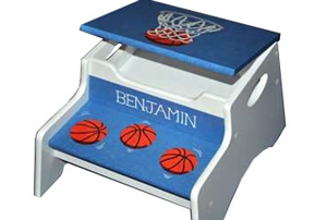 Basketball two step stool