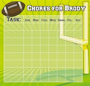 Football  Chore Chart